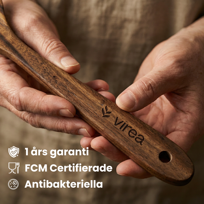 Köksredskap i Akaciaträ 5-pack