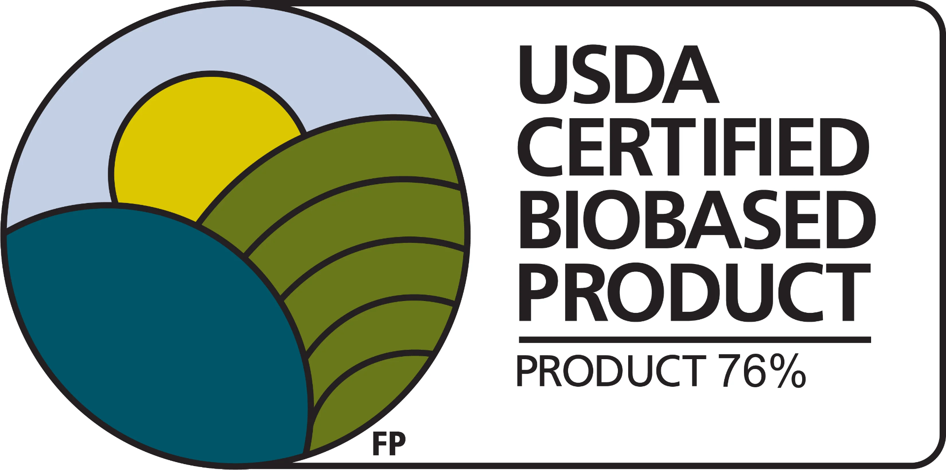 USDA Certified Biobased Product badge